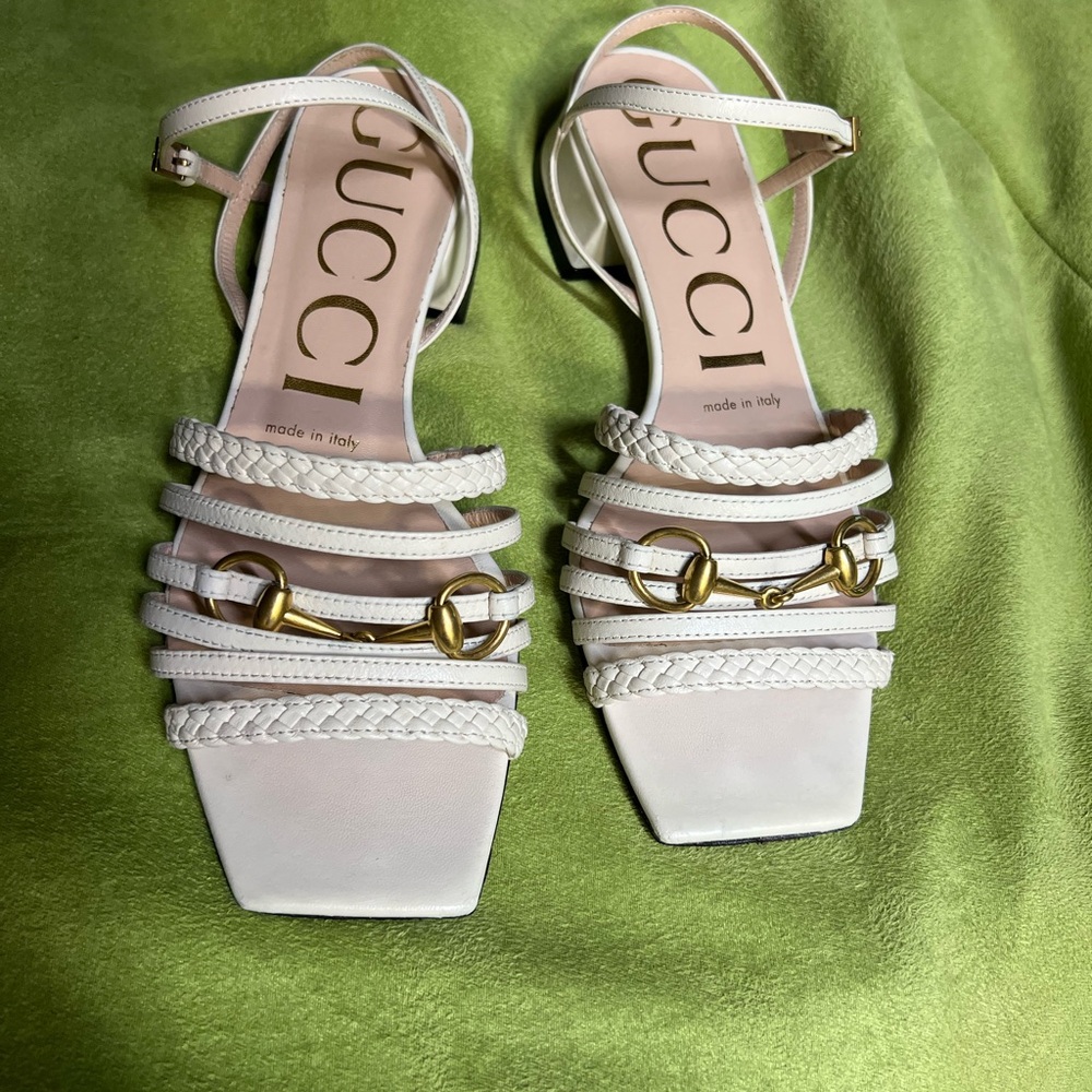 Gucci Women's Ketty Leather Horsebit Sandals